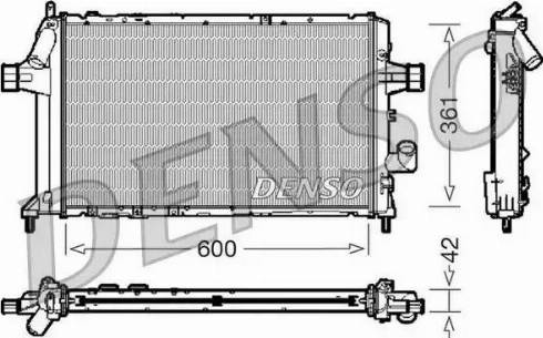 NPS DRM20085 - Radiator, mühərrikin soyudulması furqanavto.az