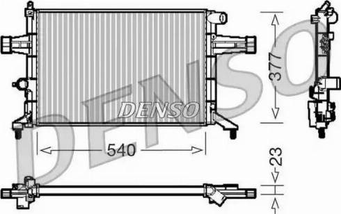 NPS DRM20082 - Radiator, mühərrikin soyudulması furqanavto.az