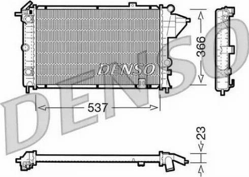 NPS DRM20024 - Radiator, mühərrikin soyudulması furqanavto.az