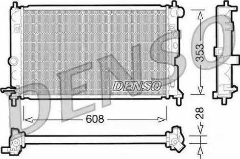 NPS DRM20027 - Radiator, mühərrikin soyudulması furqanavto.az