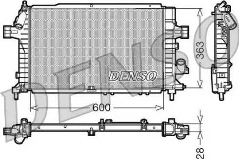 NPS DRM20104 - Radiator, mühərrikin soyudulması furqanavto.az