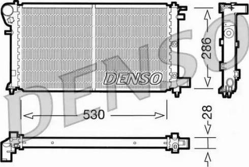 NPS DRM21004 - Radiator, mühərrikin soyudulması furqanavto.az