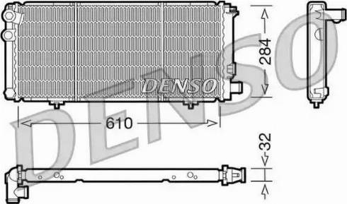 NPS DRM21010 - Radiator, mühərrikin soyudulması furqanavto.az