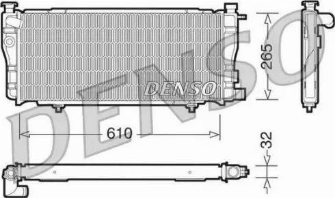 NPS DRM21012 - Radiator, mühərrikin soyudulması furqanavto.az