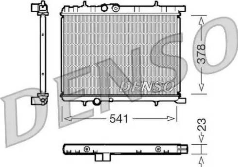 NPS DRM21033 - Radiator, mühərrikin soyudulması furqanavto.az