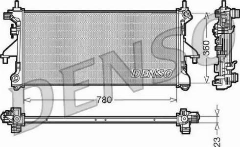 NPS DRM21100 - Radiator, mühərrikin soyudulması furqanavto.az