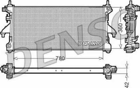 NPS DRM21102 - Radiator, mühərrikin soyudulması furqanavto.az