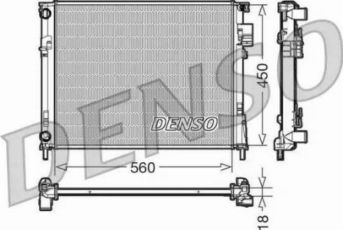 NPS DRM23095 - Radiator, mühərrikin soyudulması furqanavto.az