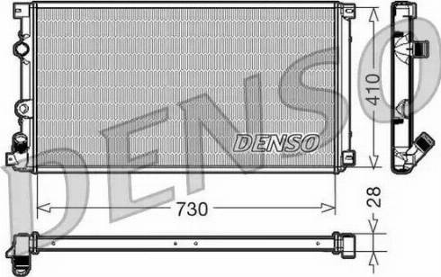 NPS DRM23090 - Radiator, mühərrikin soyudulması furqanavto.az