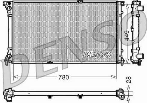 NPS DRM23098 - Radiator, mühərrikin soyudulması furqanavto.az