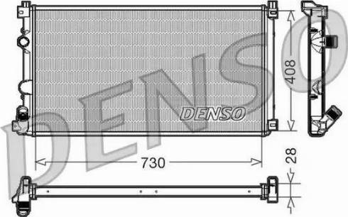 NPS DRM23092 - Radiator, mühərrikin soyudulması furqanavto.az