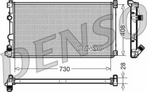 NPS DRM23092 - Radiator, mühərrikin soyudulması furqanavto.az