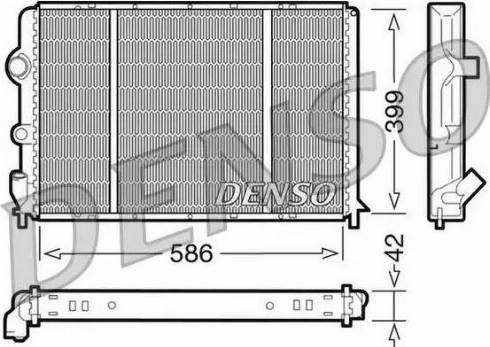 NPS DRM23051 - Radiator, mühərrikin soyudulması furqanavto.az