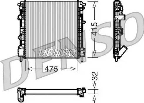 NPS DRM23014 - Radiator, mühərrikin soyudulması furqanavto.az