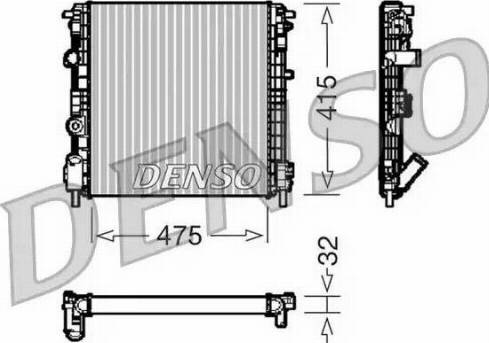 NPS DRM23015 - Radiator, mühərrikin soyudulması furqanavto.az