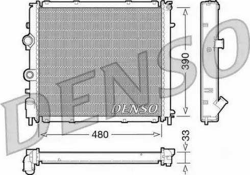 NPS DRM23011 - Radiator, mühərrikin soyudulması furqanavto.az