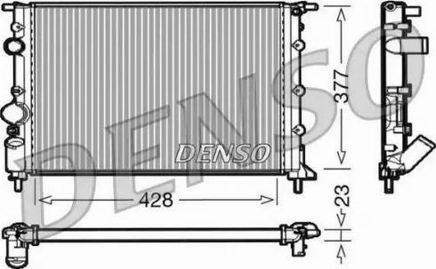 NPS DRM23032 - Radiator, mühərrikin soyudulması furqanavto.az