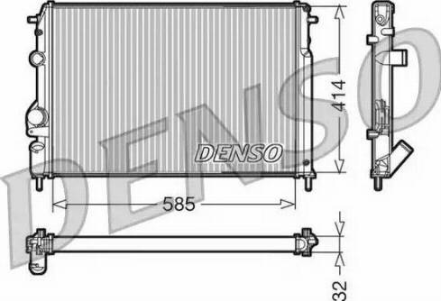 NPS DRM23110 - Radiator, mühərrikin soyudulması furqanavto.az