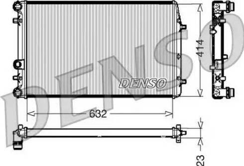 NPS DRM27005 - Radiator, mühərrikin soyudulması furqanavto.az