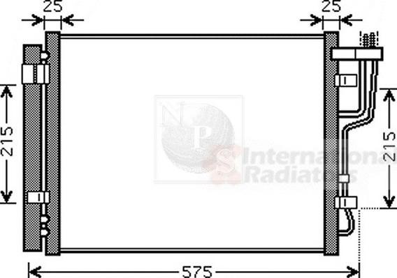 NPS H526I11 - Kondenser, kondisioner furqanavto.az