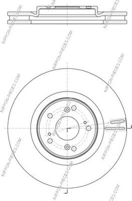 NPS H330A63 - Əyləc Diski furqanavto.az