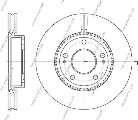 NPS H330I16 - Əyləc Diski furqanavto.az