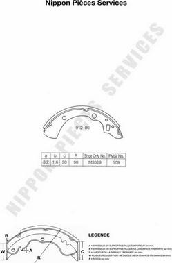 NPS M350A16 - Əyləc Başlığı Dəsti furqanavto.az