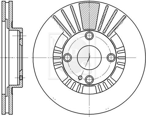 NPS M330A65 - Əyləc Diski furqanavto.az