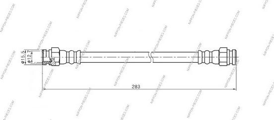 NPS M370A50 - Əyləc şlanqı furqanavto.az