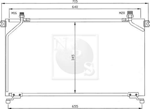 NPS N526N00 - Kondenser, kondisioner furqanavto.az