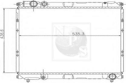 NPS S156I42 - Radiator, mühərrikin soyudulması furqanavto.az
