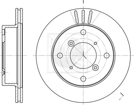 Kavo Parts BR-8737-C - Əyləc Diski furqanavto.az