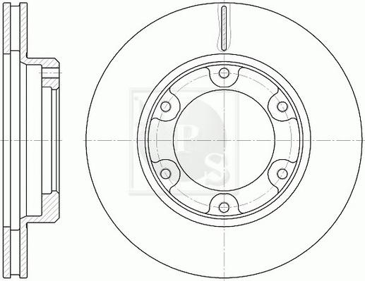 NPS T330A72 - Əyləc Diski furqanavto.az