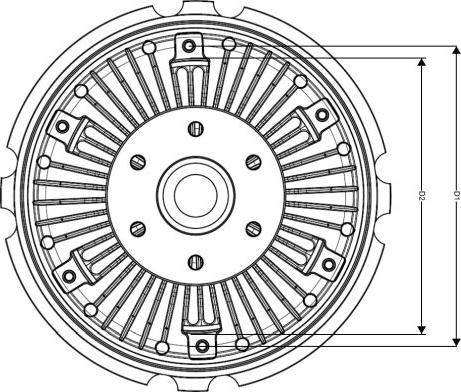 NRF 49090 - Debriyaj, radiator ventilyatoru furqanavto.az