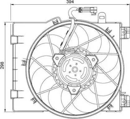 FPS 52 W299 - Fen, radiator furqanavto.az