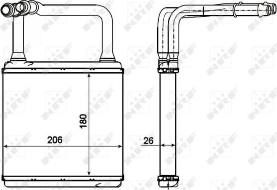 NRF 54273 - İstilik dəyişdiricisi, daxili isitmə furqanavto.az