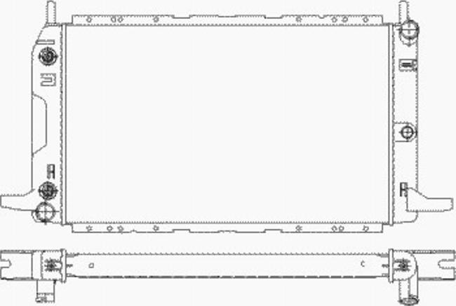 NRF 55431 - Radiator, mühərrikin soyudulması furqanavto.az