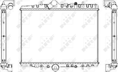 NRF 55346 - Radiator, mühərrikin soyudulması furqanavto.az