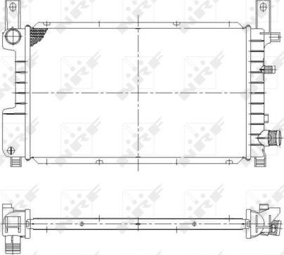 NRF 55314 - Radiator, mühərrikin soyudulması furqanavto.az