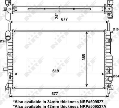 NRF 56135 - Radiator, mühərrikin soyudulması furqanavto.az