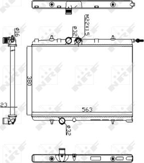 NRF 509524A - Radiator, mühərrikin soyudulması furqanavto.az