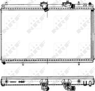 NRF 50443 - Radiator, mühərrikin soyudulması furqanavto.az