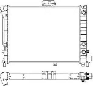 NRF 504143 - Radiator, mühərrikin soyudulması furqanavto.az