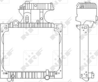 NRF 50589X - Radiator, mühərrikin soyudulması furqanavto.az