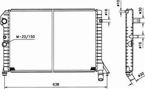 NRF 506990 - Radiator, mühərrikin soyudulması furqanavto.az