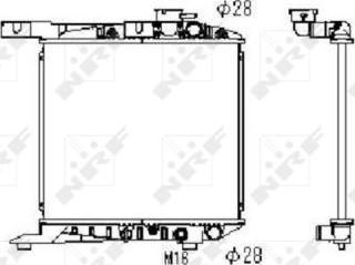 NRF 506300 - Radiator, mühərrikin soyudulması furqanavto.az