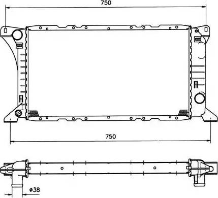 NRF 506212 - Radiator, mühərrikin soyudulması furqanavto.az