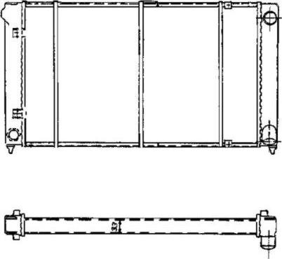 NRF 503003 - Radiator, mühərrikin soyudulması furqanavto.az