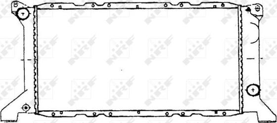 NRF 507373 - Radiator, mühərrikin soyudulması furqanavto.az