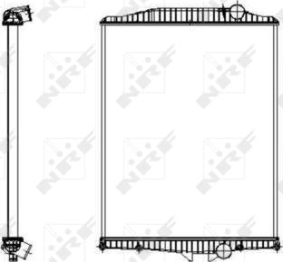 NRF 519701 - Radiator, mühərrikin soyudulması furqanavto.az